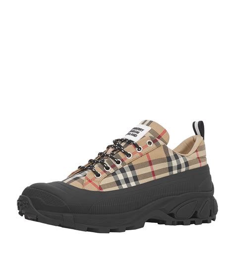 burberry sneakers arthur|burberry checked canvas sneakers.